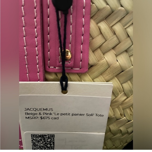 Jacquemus Le Petit Panier Soli Basket Bag (Pink) - Picture 13 of 17